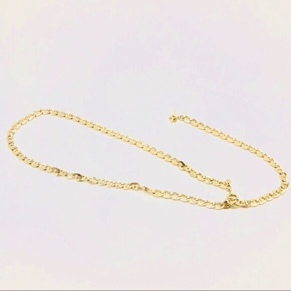 Banana Republic Long Gold Chunky Toggle Necklace. - Picture 5 of 6